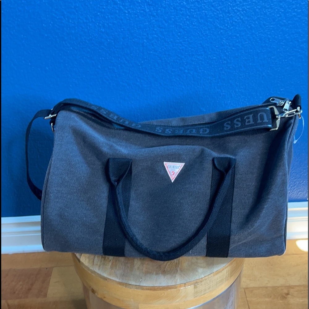 Guess Grey Duffel Bag